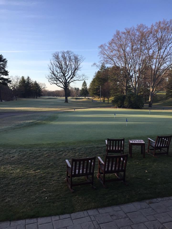 Vesper Country Club's Donald Ross course in autumn along the Merrimack River